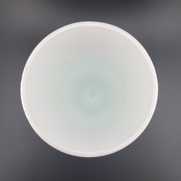 Vintage, Trumpet Vase, Milk Glass, Harvest Grape Pattern, by Colony Glass - Picture 5 of 7